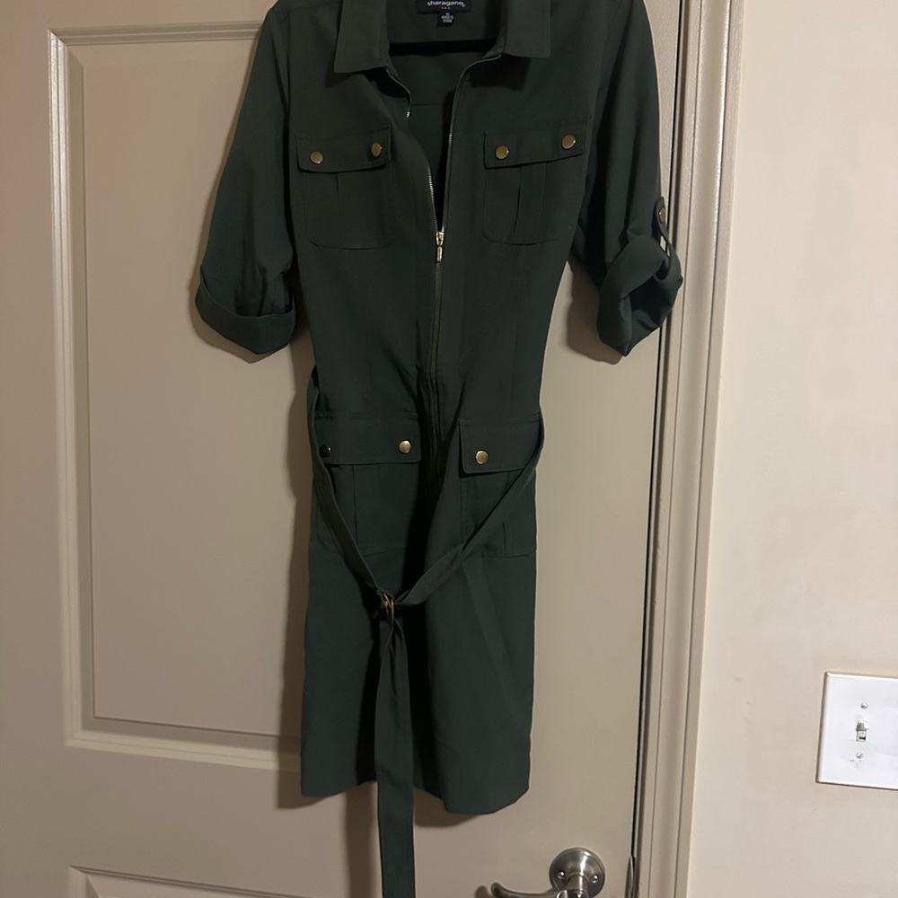 Women's Green Utility Dress